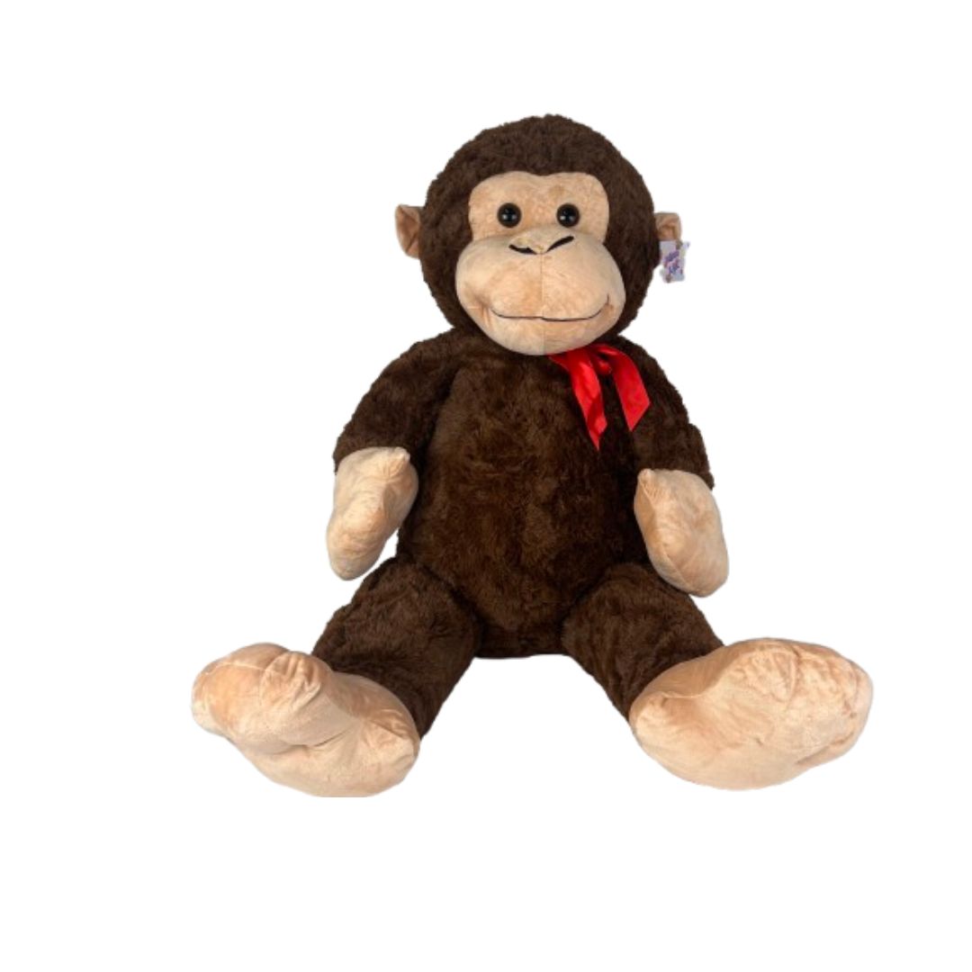 (Mis 9) XOXO SCIMMIA Peluche seduto occhi glitter 110cm…x2